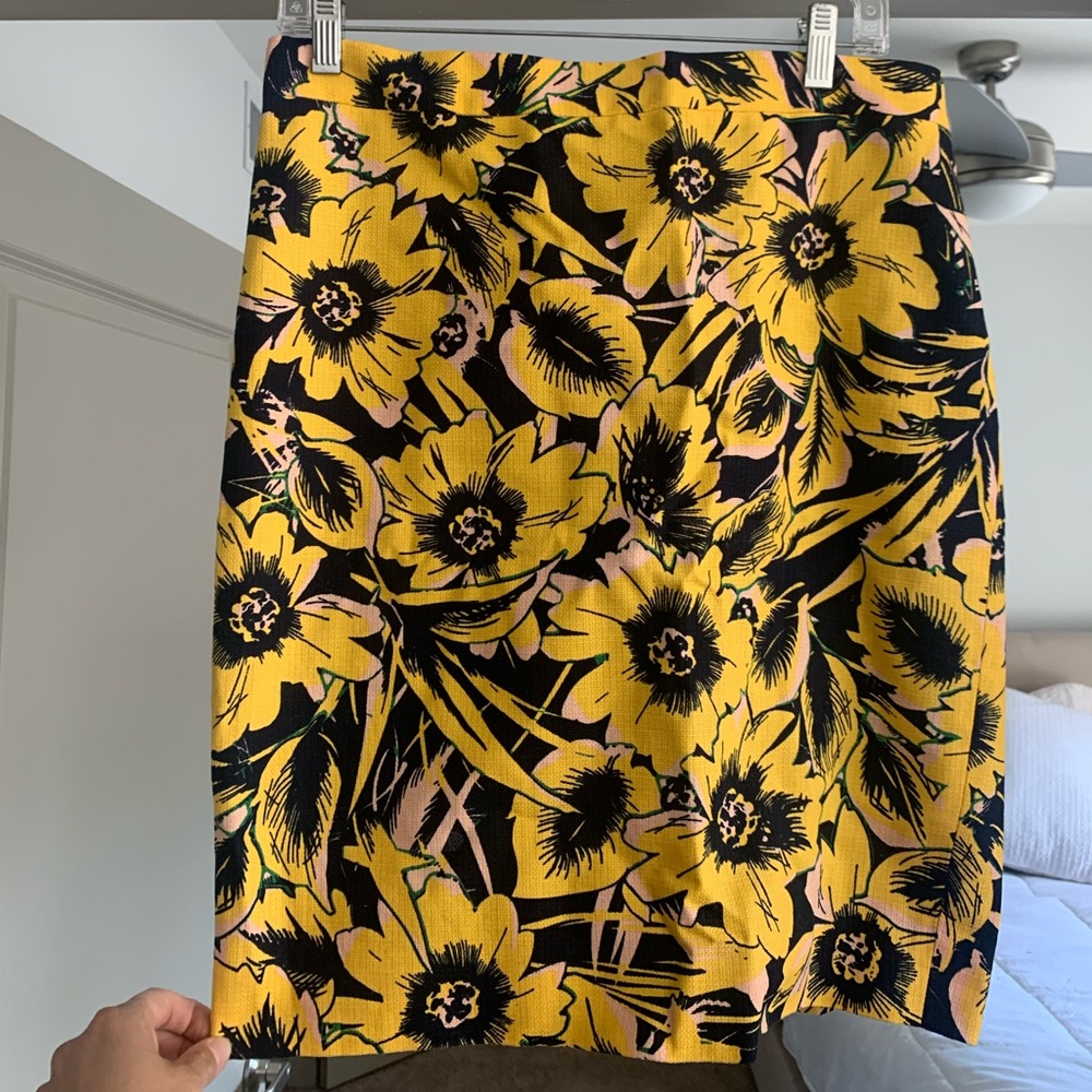 Sunflower Pencil Skirt